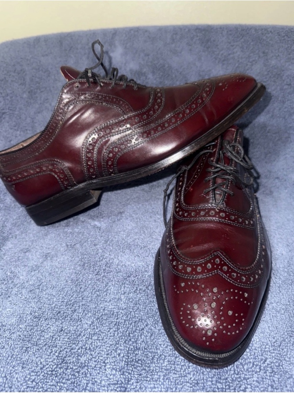 Vintage Allen Edmonds McAllister Wingtip Size 7
